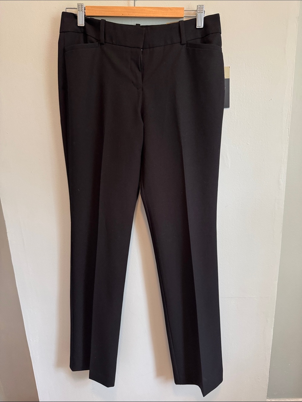 Worthington Black Perfect Trouser - Straight Leg